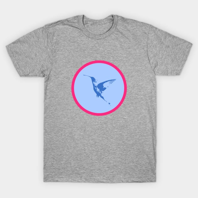 Hummingbird in flight T-Shirt by wrenlyn